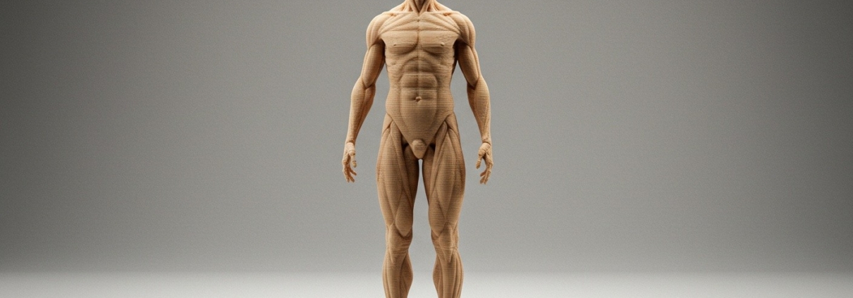 3D печать фигуры человека в полный рост