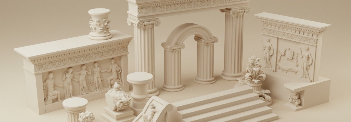 3D печать элементов классического стиля