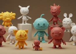 3D печать фигур для тематических инсталляций
