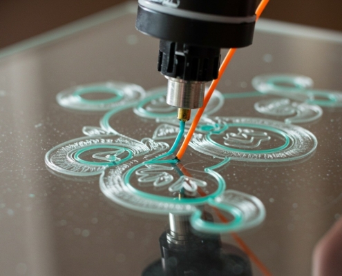 3D печать деталей оформления витрины