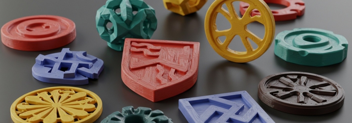 3D печать символов и эмблем