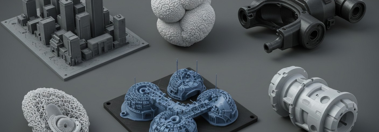 3D печать фигур для тематических зон