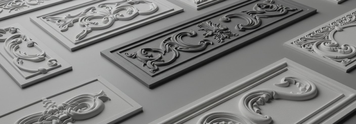 3D печать панелей с орнаментами