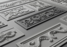 3D печать панелей с орнаментами