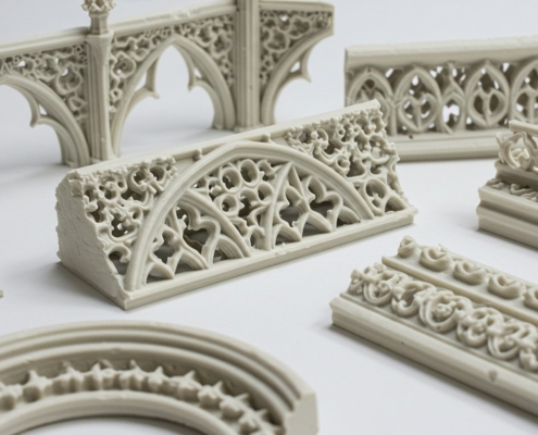 3D печать декоративных фрагментов зданий