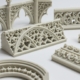 3D печать декоративных фрагментов зданий